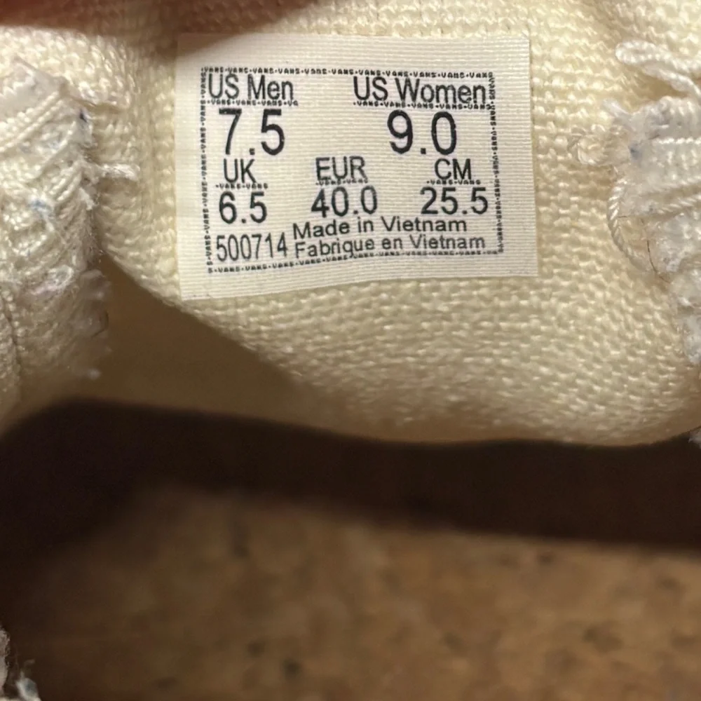 Vans Eco Theory Slip-On SF Animal/Ethereal Canvas UltraCush Shoe M-7.5/W-9 - Picture 9 of 10